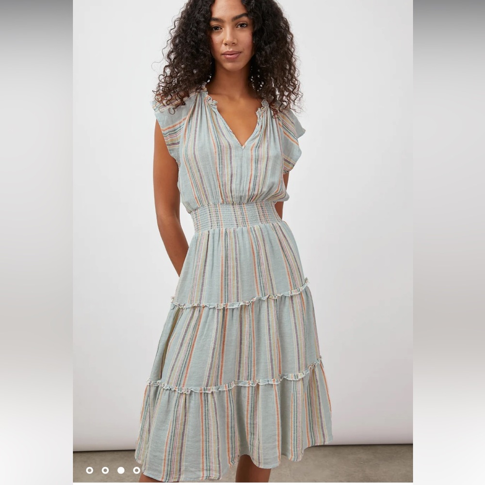 Rails Multicolor Striped Midi Dress